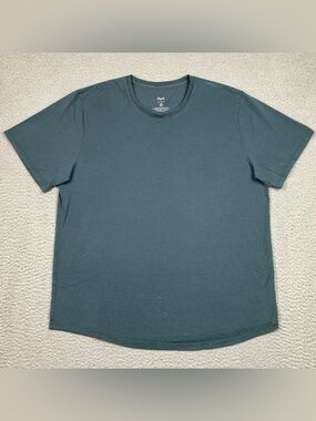 Perk Clothing T Shirt Men's Size XL Green Short Sleeve Crewneck Cotton